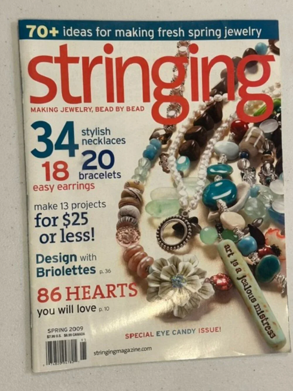 FOUR (4) Issues of Stringing Magazine-Spring, Summer, Fall & Winter 2009